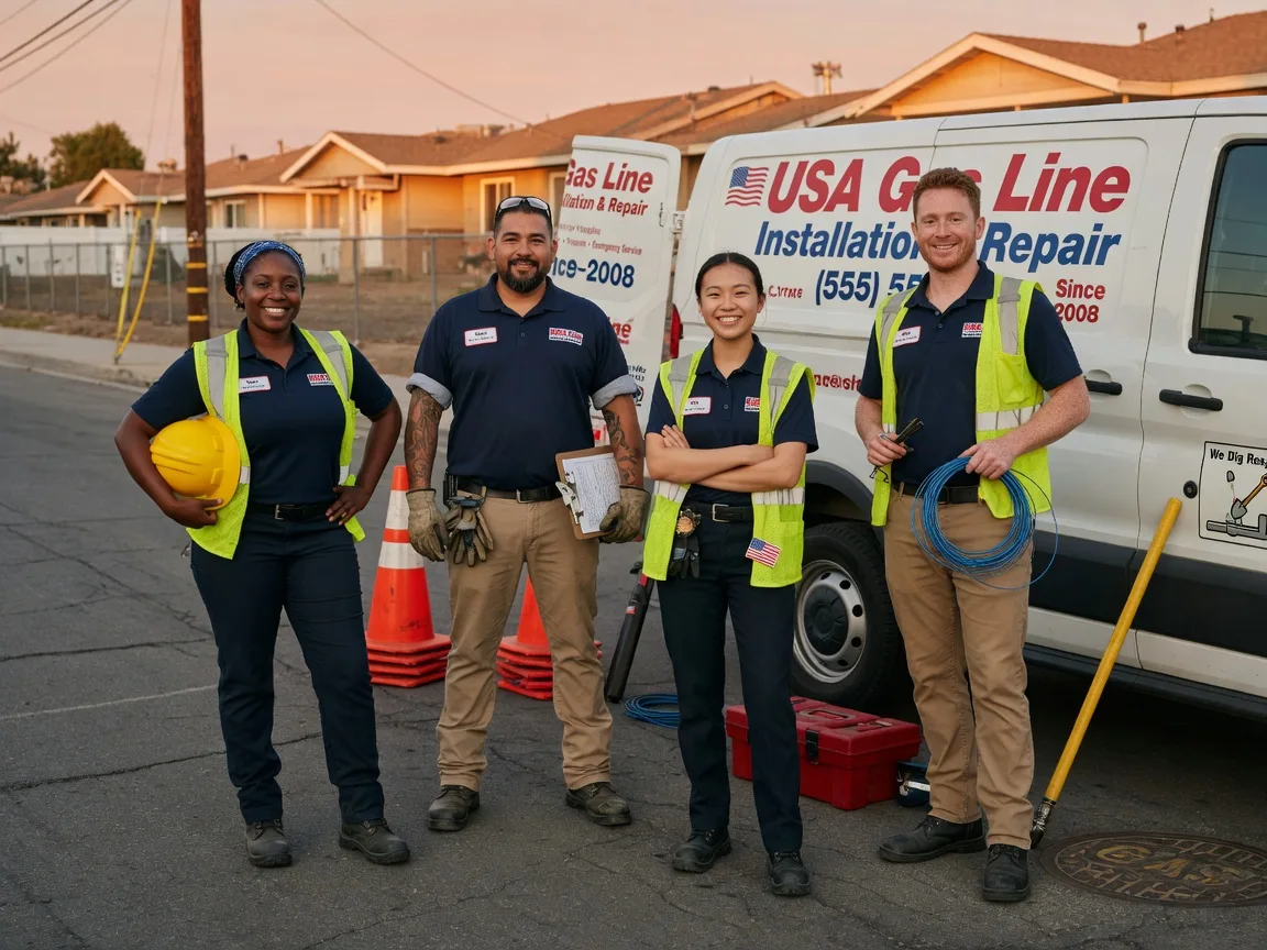 Gas Line Installation company in Amity, PA